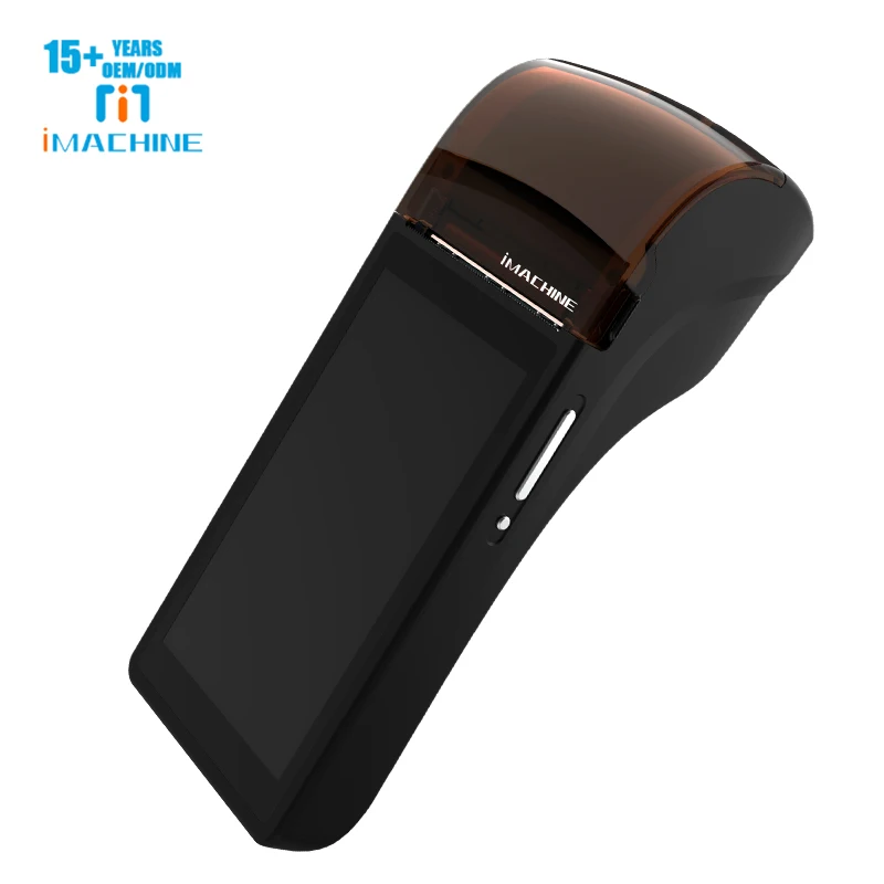 

Rugged Android PDA Terminal WiFi NFC Bluetooth USB Handheld POS Scanner and Printer for Parking Ticket Machine