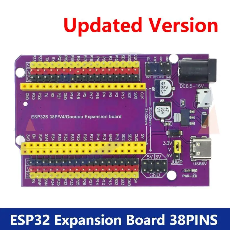 ESP32 Development Board TYPE-C/MICRO USB CP2102 WiFi+Bluetooth Dual Core ESP32-DevKitC-32 ESP-WROOM-32 Expansion Board 38 PINS