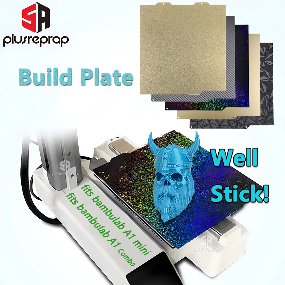 Piastra di costruzione PEI per Bambu lab A1 Mini Combo Heatbed Accessori per stampante 3D per bambulab