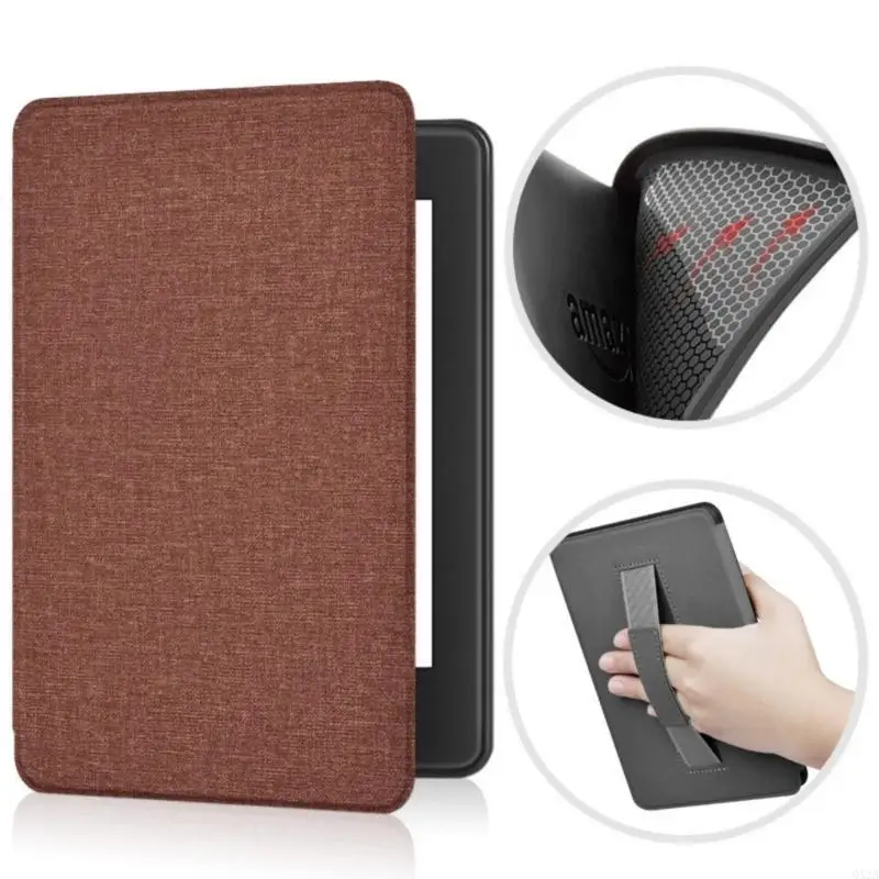 

TPU Fabric Texture Case For Paper White 12th Gen 2024 7Inch Auto Sleep/Wake Comprehensive Protections