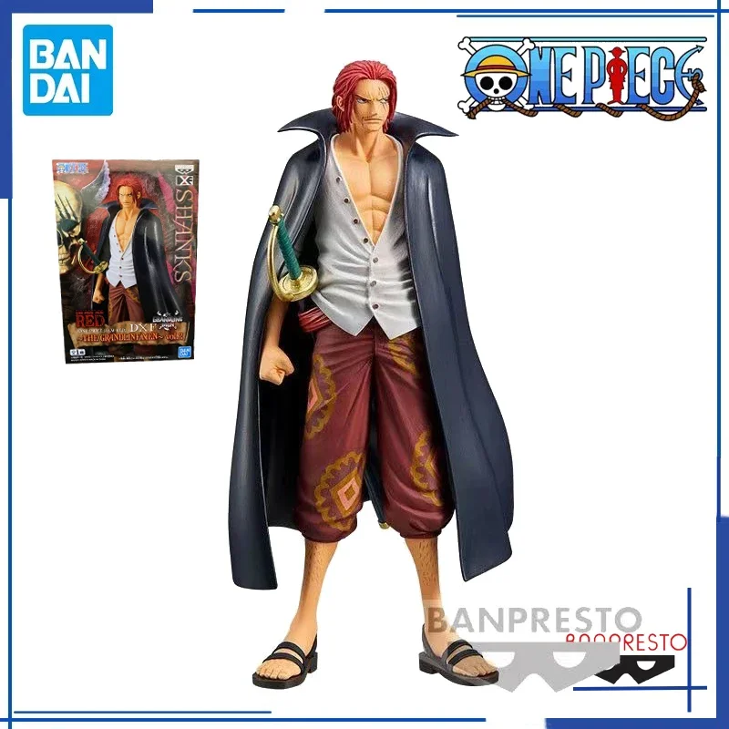 Bandai Banpresto Original Genuine Anime ONE PIECE Film Red KOA Shanks Model Toys Action Figures Collection Holiday gifts