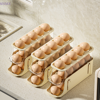 Refrigerator Egg Storage Box Automatic Scrolling Egg Holder Household Large Capacity Kitchen Dedicated Roll Off Egg Storage Rack