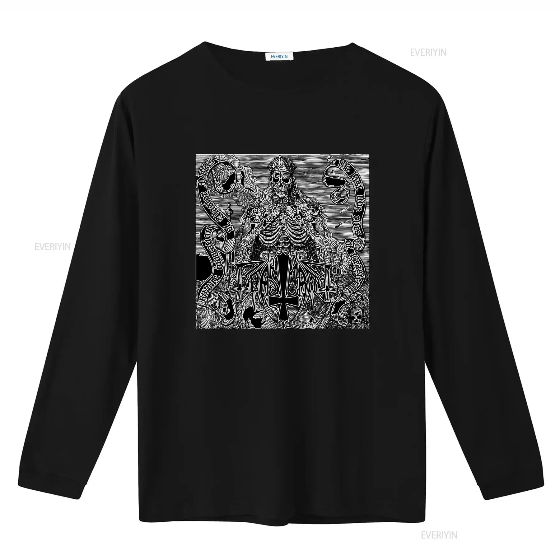 BEASTCRAFT Tribute Gothic Skeleton Print T Shirt XL Arcturus Inquisition The Chasm Ulver Urfaust vintage Washed Stylish