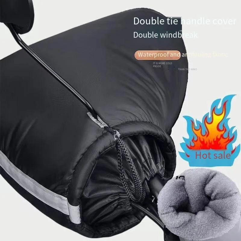 

Waterproof, rainproof and warm handlebars special for electric motorcycles are windproof and thickened.