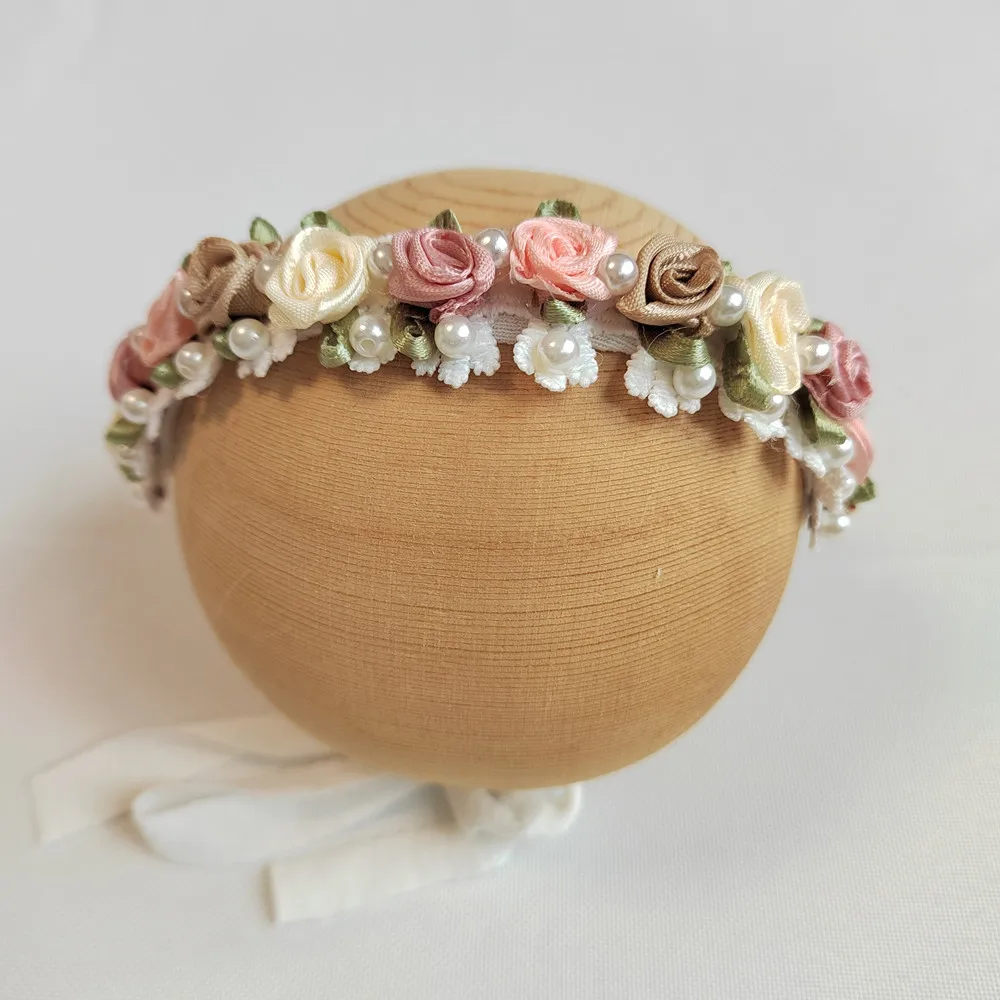 ❤️ CYMMHCM 新生児写真撮影小道具アクセサリー幼児帽子スタジオベビー写真アクセサリーヘアバンドヘッドバンド Fotografia