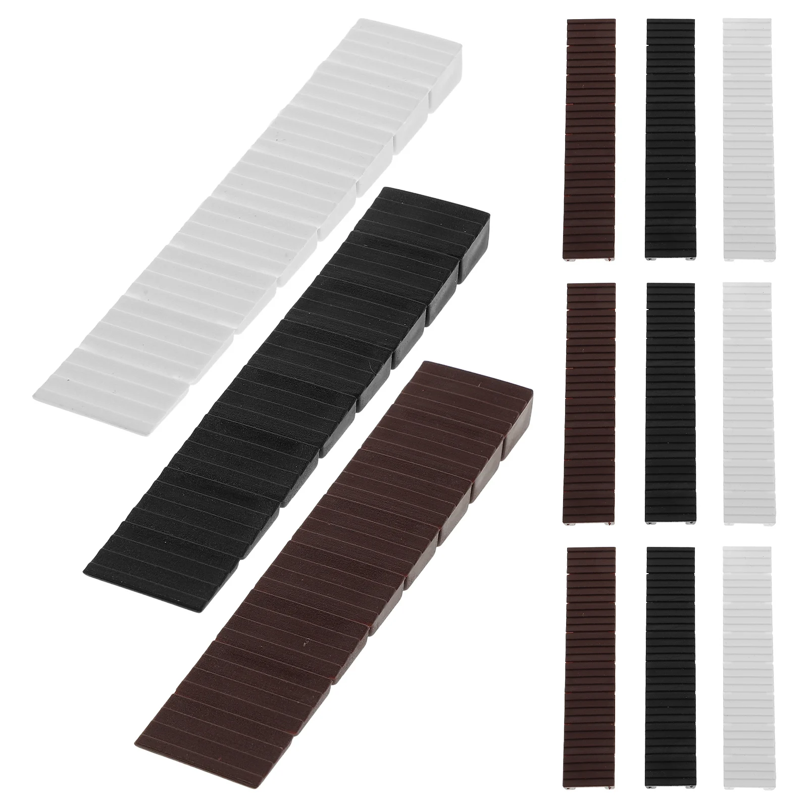 

72pcs Leveling Shims Furniture Plastic Adjustable Antislip Noise Reduction Floor Mat Dresser Wardrobe Cabinets for Door