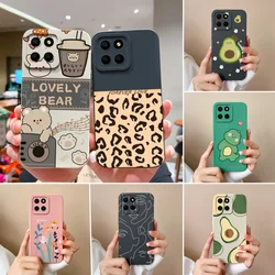 Candy Case For Honor X6 X6S X6A Soft Smooth Liquid Silicone Full Protection Anti Choc Phone Bumper For HonorX6 X 6 Funda Coque