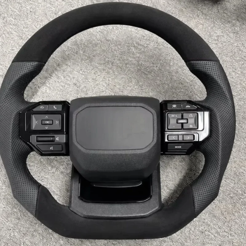 Carbon Fiber Customized Steering Wheels For Toyota Landcruiser Prado LC200 LC300 LC250 Steering Wheel Assembly Modified view 2