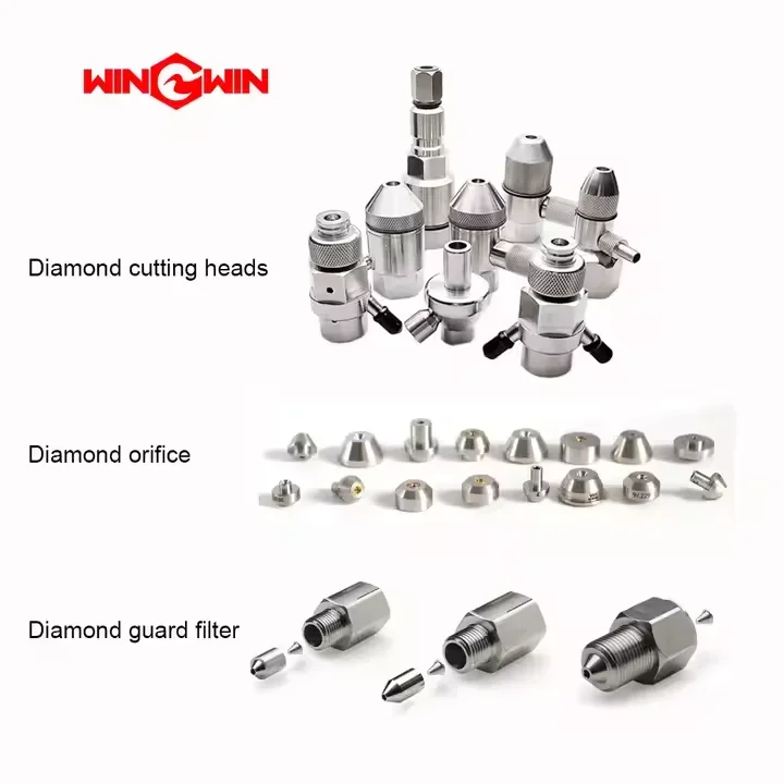 Waterjet Diamond Orifice Cutter Machine Parts Water Jet  Cutting Head Waterjet Orifice Long Service Life