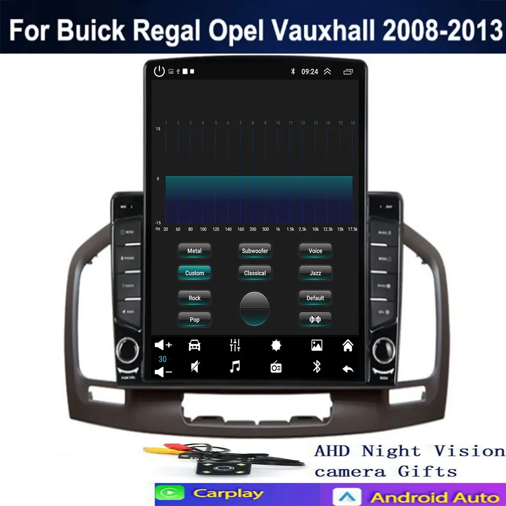 Car Radio Carplay Android 14 For Opel Insignia 2008 - 2012 For Buick Regal 2009 - 2013 Navigation GPS Stereo 4G Wifi No 2din DVD - view 6