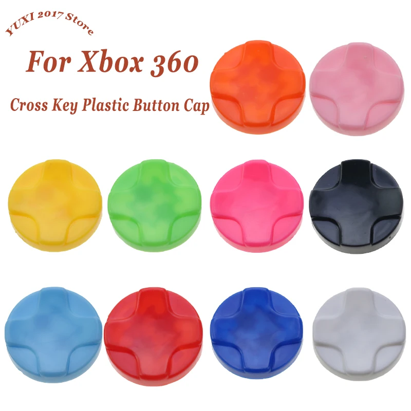 1/2/5pcs Multicolour Plastic Thumbstick Sticks Analog Cross Buttons Dpad D-pad For Xbox 360 Wired Wireless Controller Joystick
