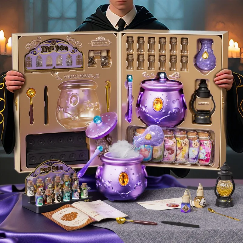 Wish Potion Bottle Building Set, 12 Zod Signs Magic Lab Kit, Creative Experiment Gift for Teens