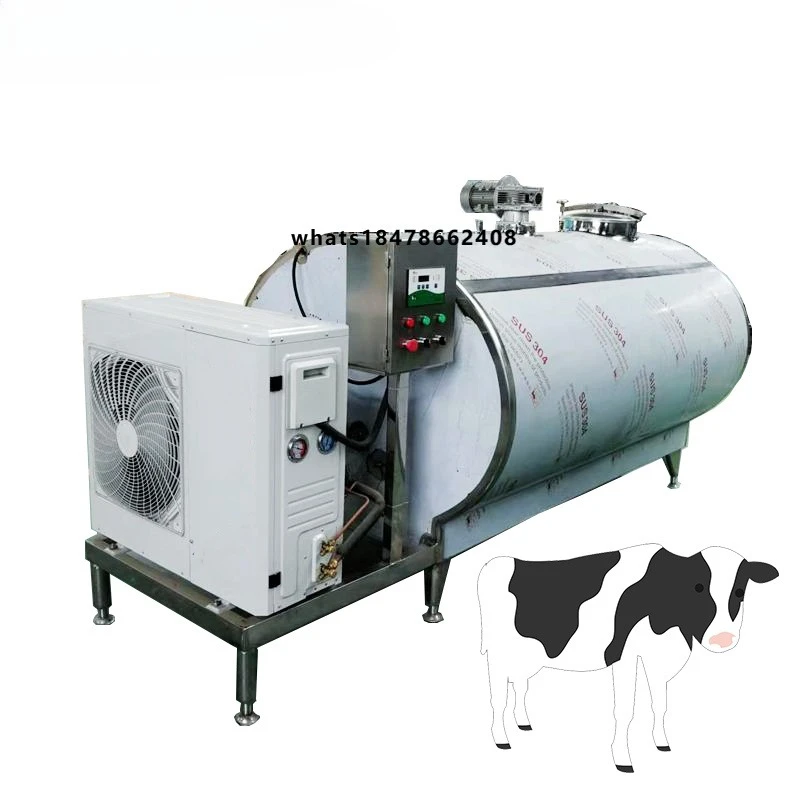 Milk Farm Milk Cooling Tank 200l 300l 500l 1000l Tanque Enfriador De Leche 2000L Factory Price