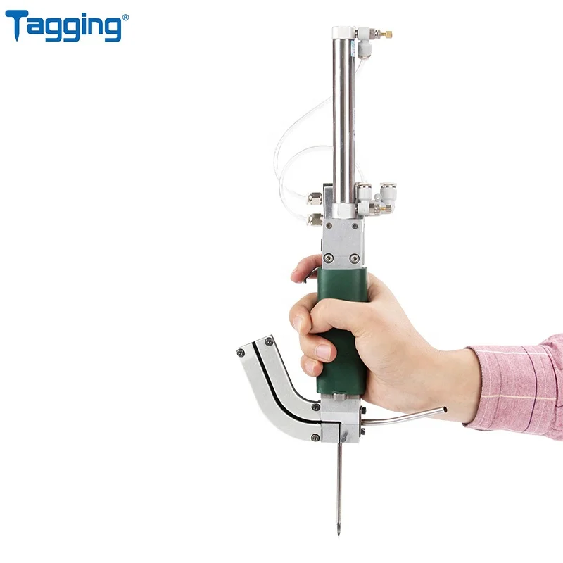 Sofa And Mattress Fixing Machine Pneumatic Tag Gun With Heavy Duty Tag Pin For Heavy Duty Tagging Needle