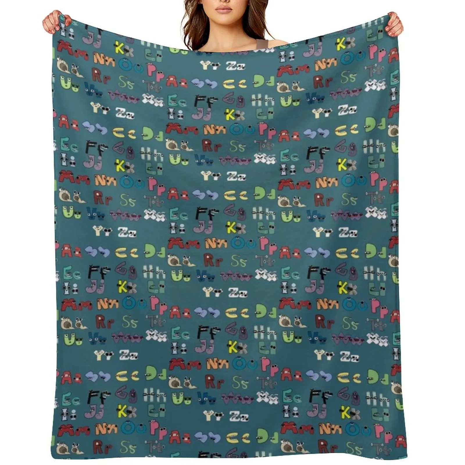 

Alphabet Lore a to z Throw Blanket decorative halloween Thermal wednesday Blankets