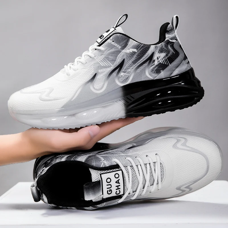 

YRZL Men Running Shoes Lightweight Breathable Sneakers for Gym Jogging Non Slip Comfortable Walking Shoes Casual Sports Shoes