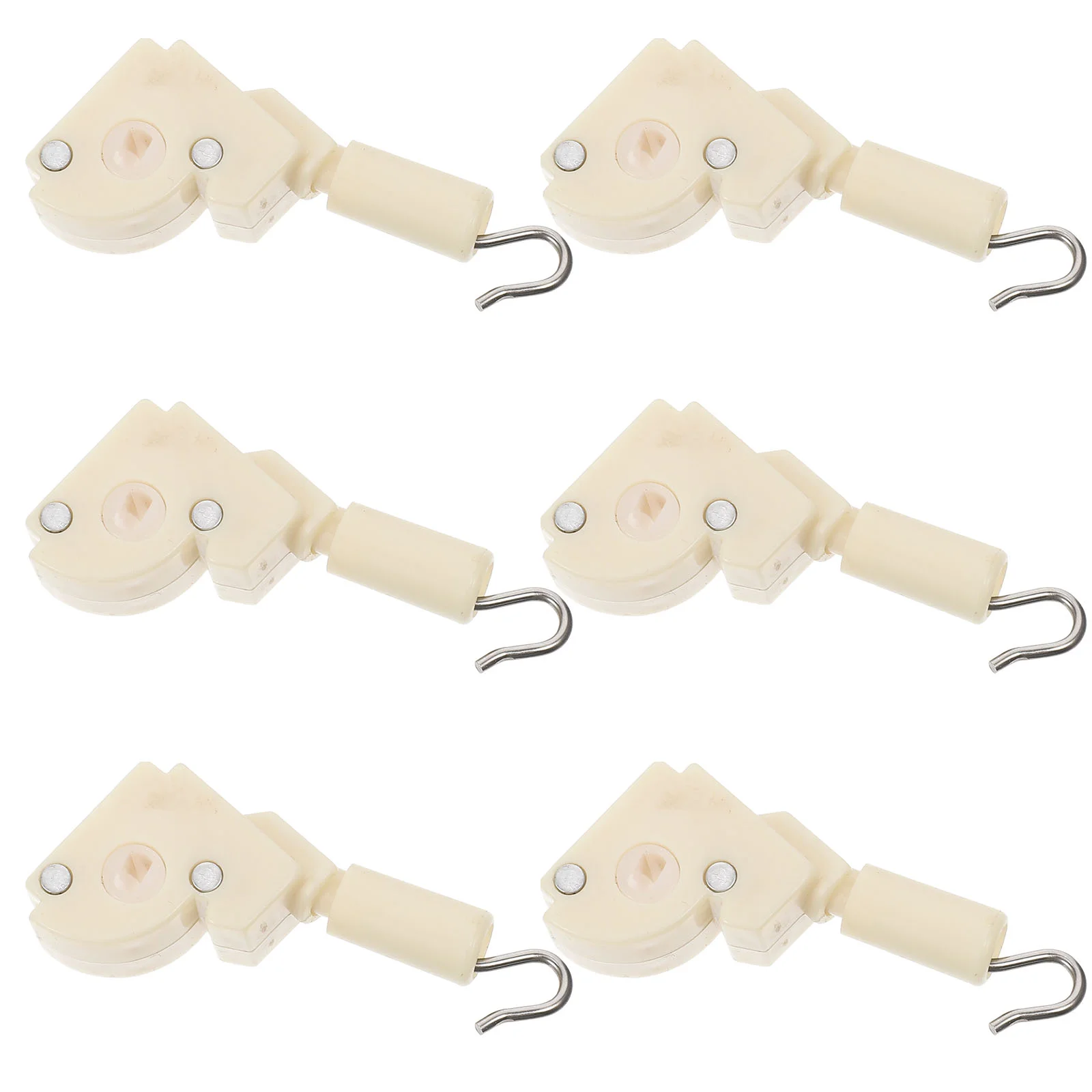 6 Pcs Repair Curtain Dimmer Window Tilt Wand Hook Replacement for Blinds Vertical Kit Tiller