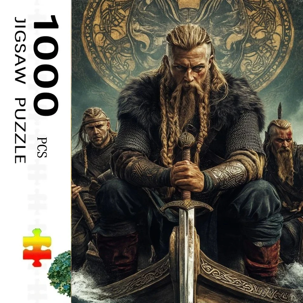 

For Vikings Season 500 PCS Jigsaw Puzzles Challenging Family Activity Games for Gameroom Bedroom Livingroom Gift