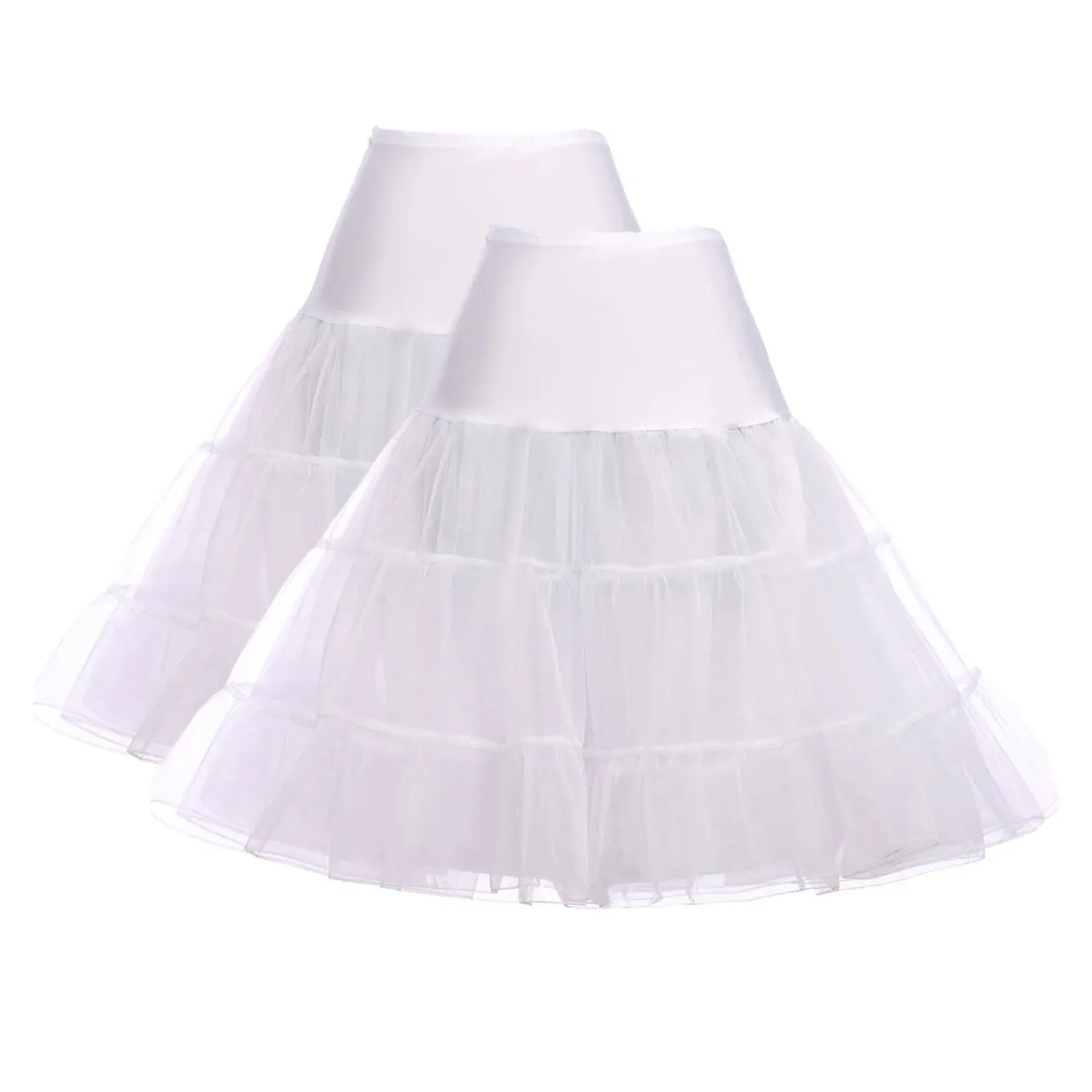 Petticoat Skirt Rockabilly Dress Crinoline Tutu Underskirts for Women