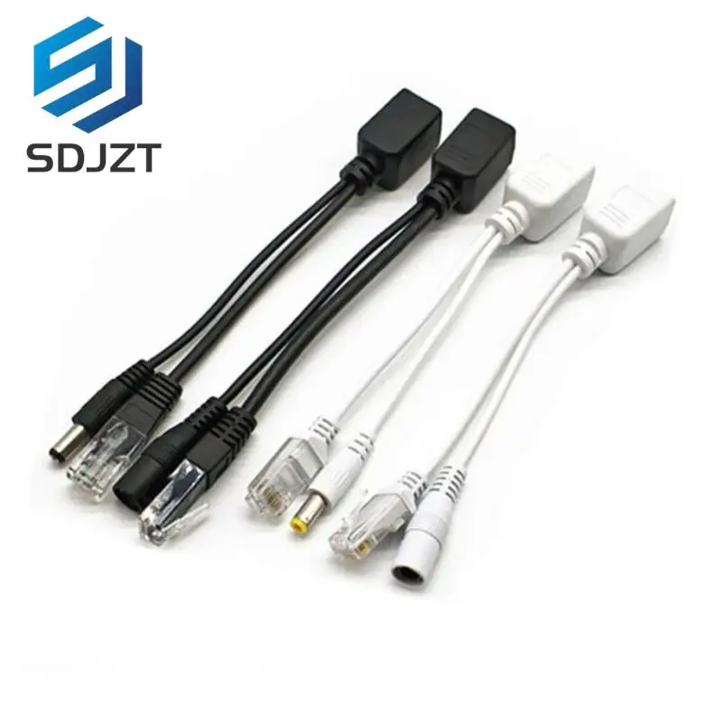 Cable de alimentación con convertidor POE, adaptador de interfaz de red de RJ-45, divisor de alimentación Usb de 12v CC, Cable de conexión a Internet para cámara Ip