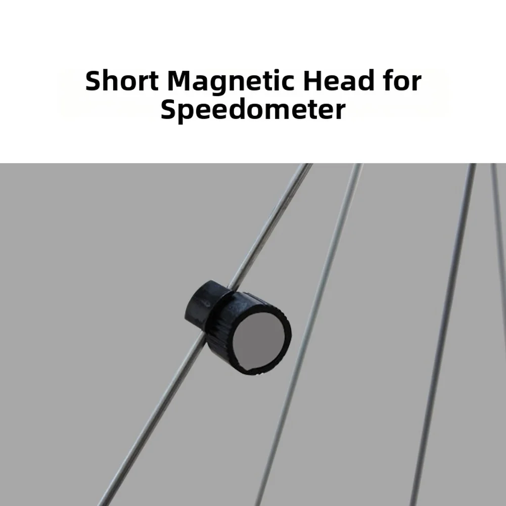 Flat Spoke Magnet Bike Speedometer Magnet Strong Magnetic Head Accurate Speed Measurement Strong Magnetic Speedometer Head