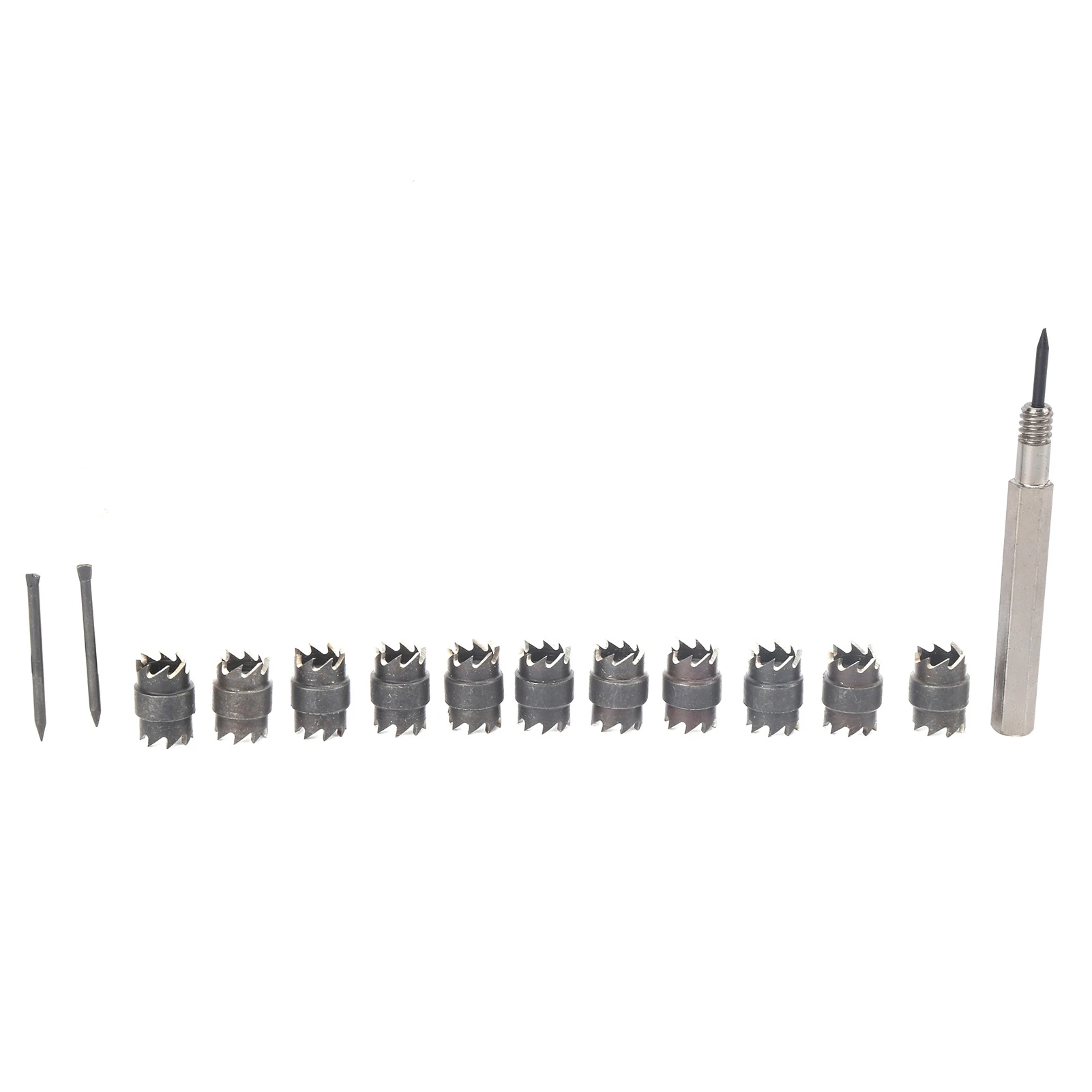 13Pcs Spot Weld Cutter Set 3/8in Cut Welding Tool Remover Kits Double Sided for Eletric Drill