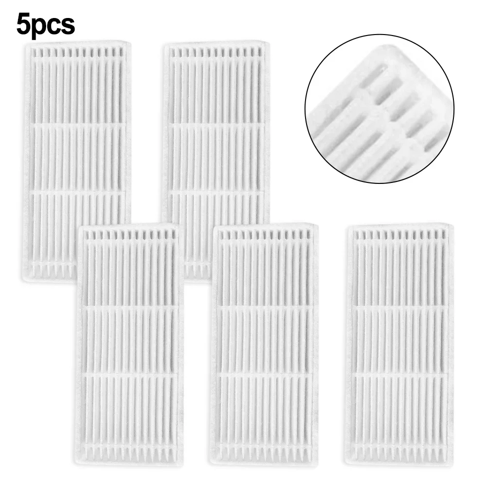 5pcs Filters For WAP ROBOT W300 Robot Vacuum Cleaner Spare Replacement Accessories Filters Sweeper Parts Home Cleaning Tools