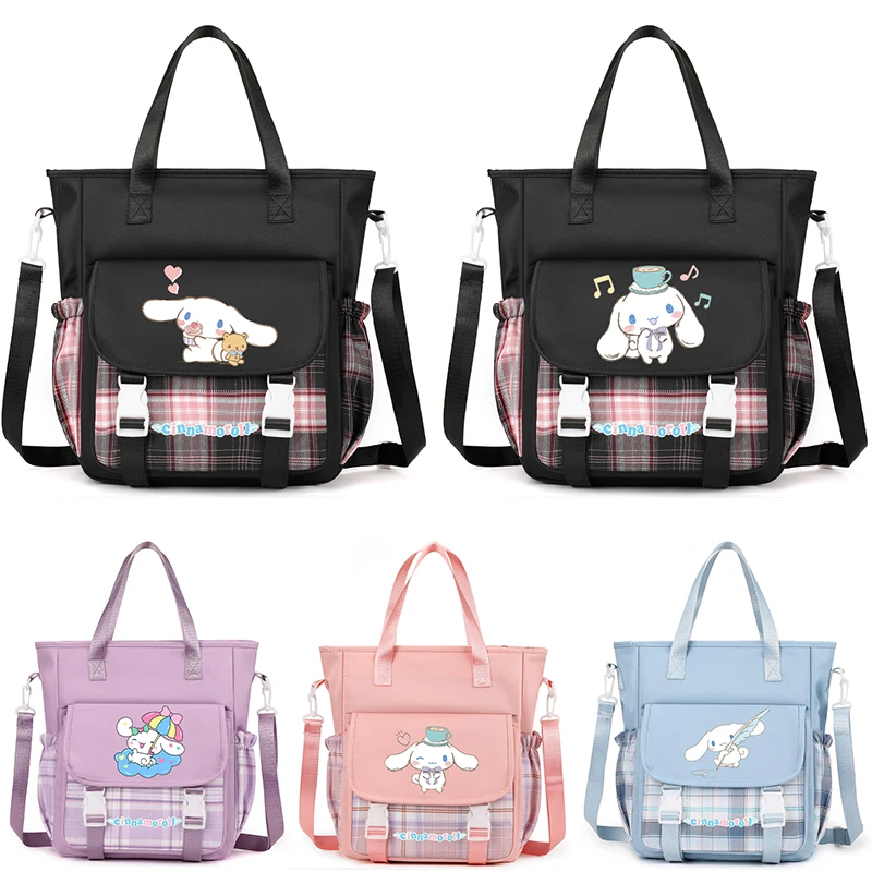 

Sanrio Cinnamoroll Crossbody Bag Shoulder Bag for Teenager Girl Boy Back To School Bag Men Women Leisure Travel Bag Rucksack