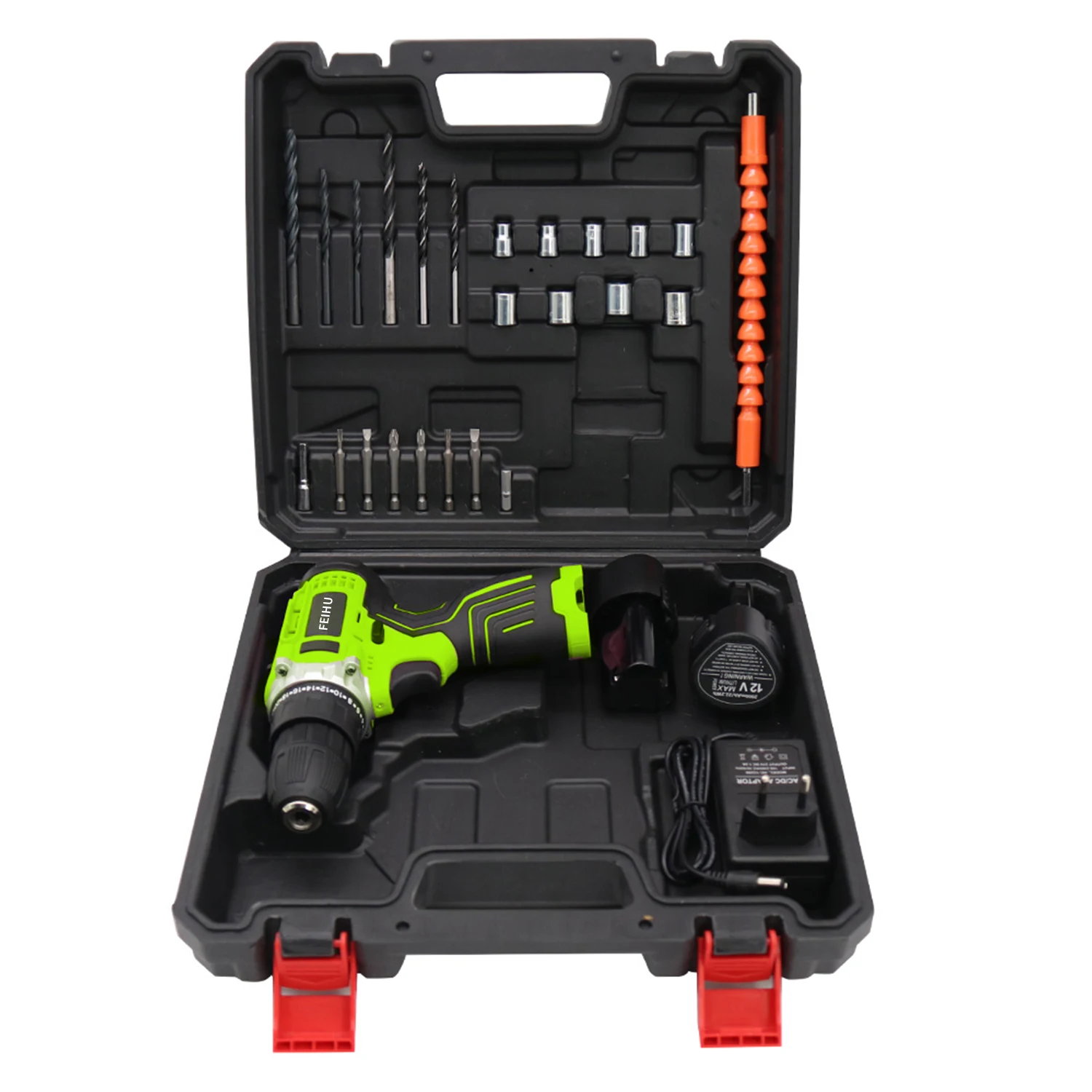 

Профессиональный набор электроинструментов: аккумуляторная дрель-шуруповерт 12В с угольными щетками, 1350 об/мин