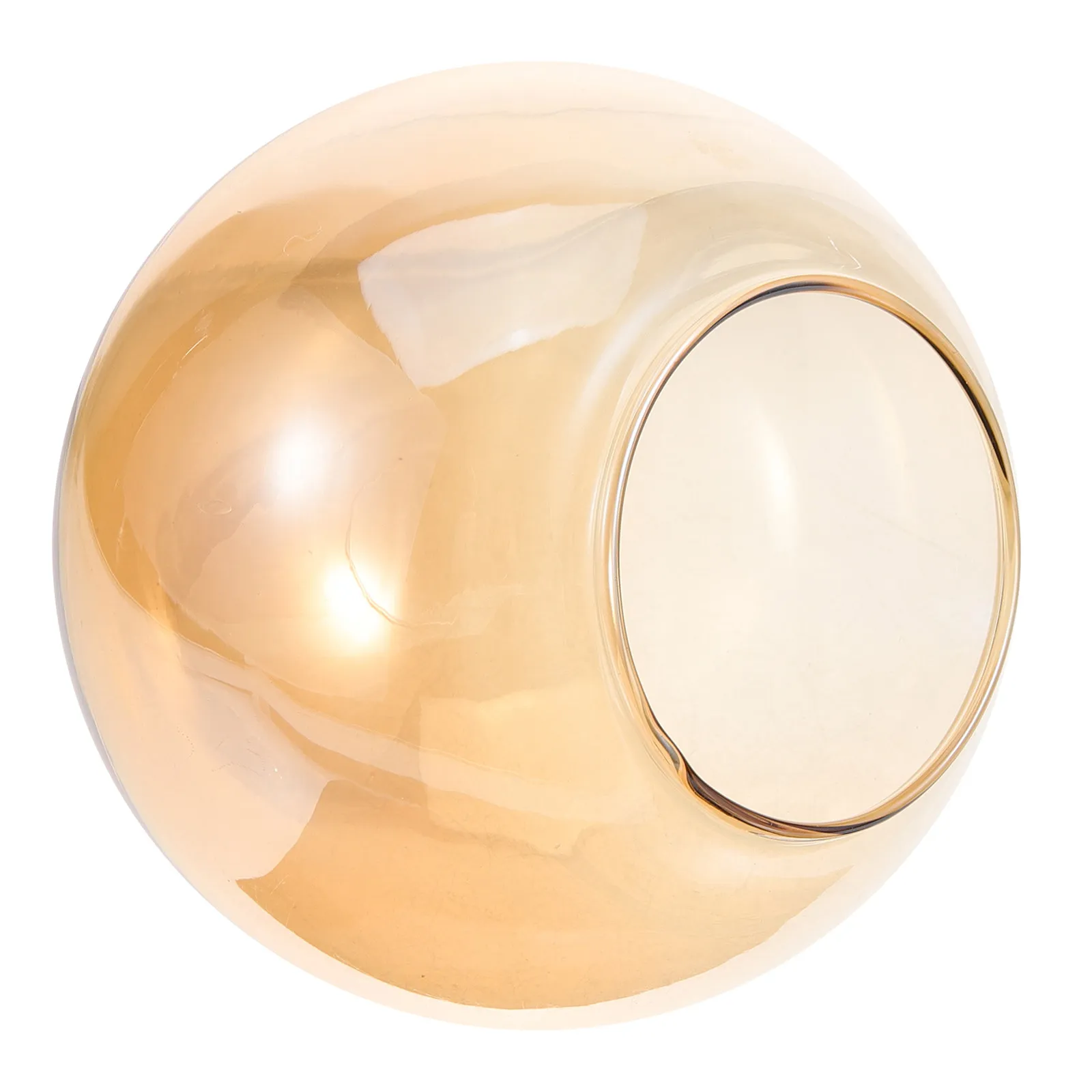 Glass Ball Lamp Shade Large Diameter Spherical Heat Resistant Replacement Glass Lamp Globe for Pendant Wall Light Fixture 2.56in