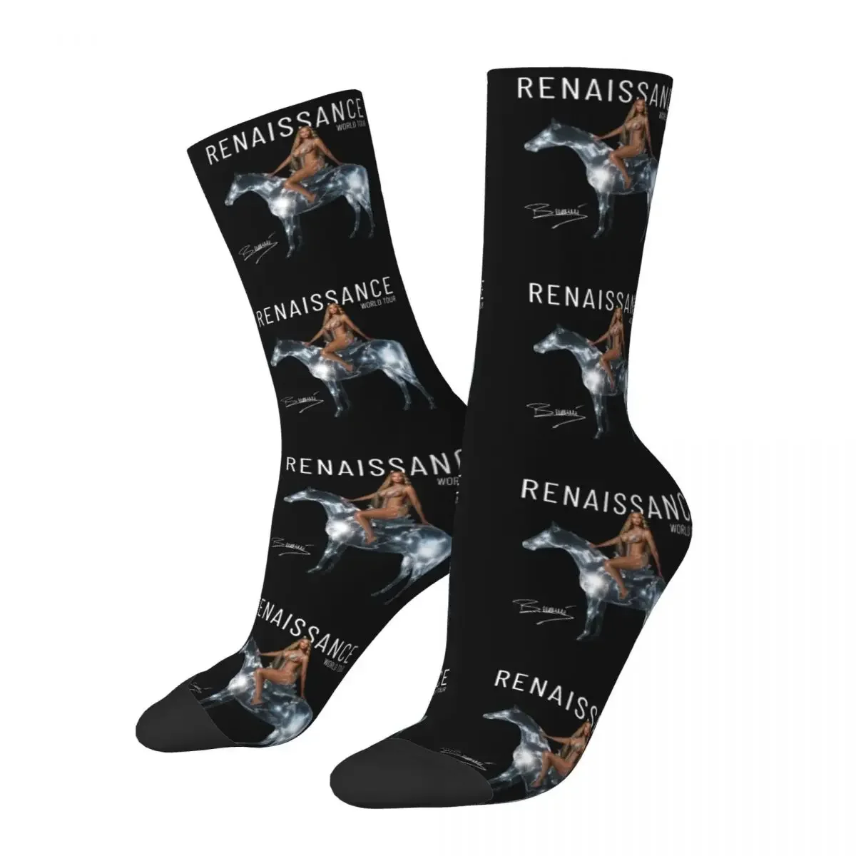 New Men Socks Crazy Beyonce Renaissance World Tour Sock Hip Hop High Quality Women Socks Spring Summer Autumn Winter