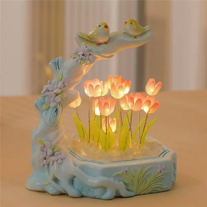 

Ночник AB08-Тюльпан, работающий от батареек, настольная лампа в виде цветка тюльпана, милая имитация тюльпана, светодиодный ночник, ручная работа, прикроватный светильник