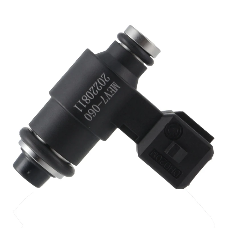 1 Piece Motorcycle Fuel Injector Spray Nozzle MEV7-060 Two Holes 100CC-110CC Black For Motorbike Accessory