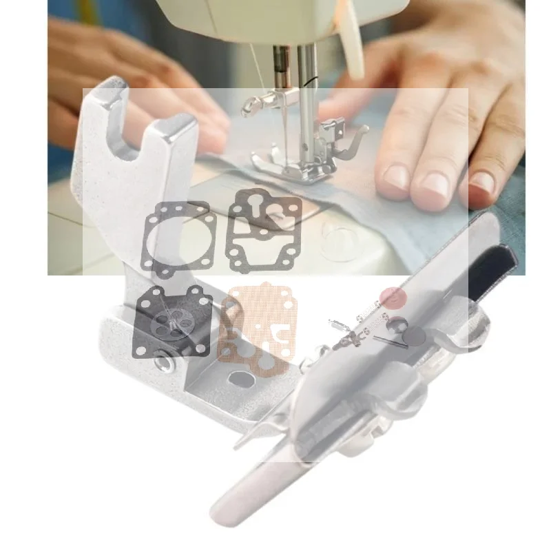 S10A Left Right Adjustment Lace Tape Presser Foot Guide for Sewing Lace Elastic for Professional Tailor Use