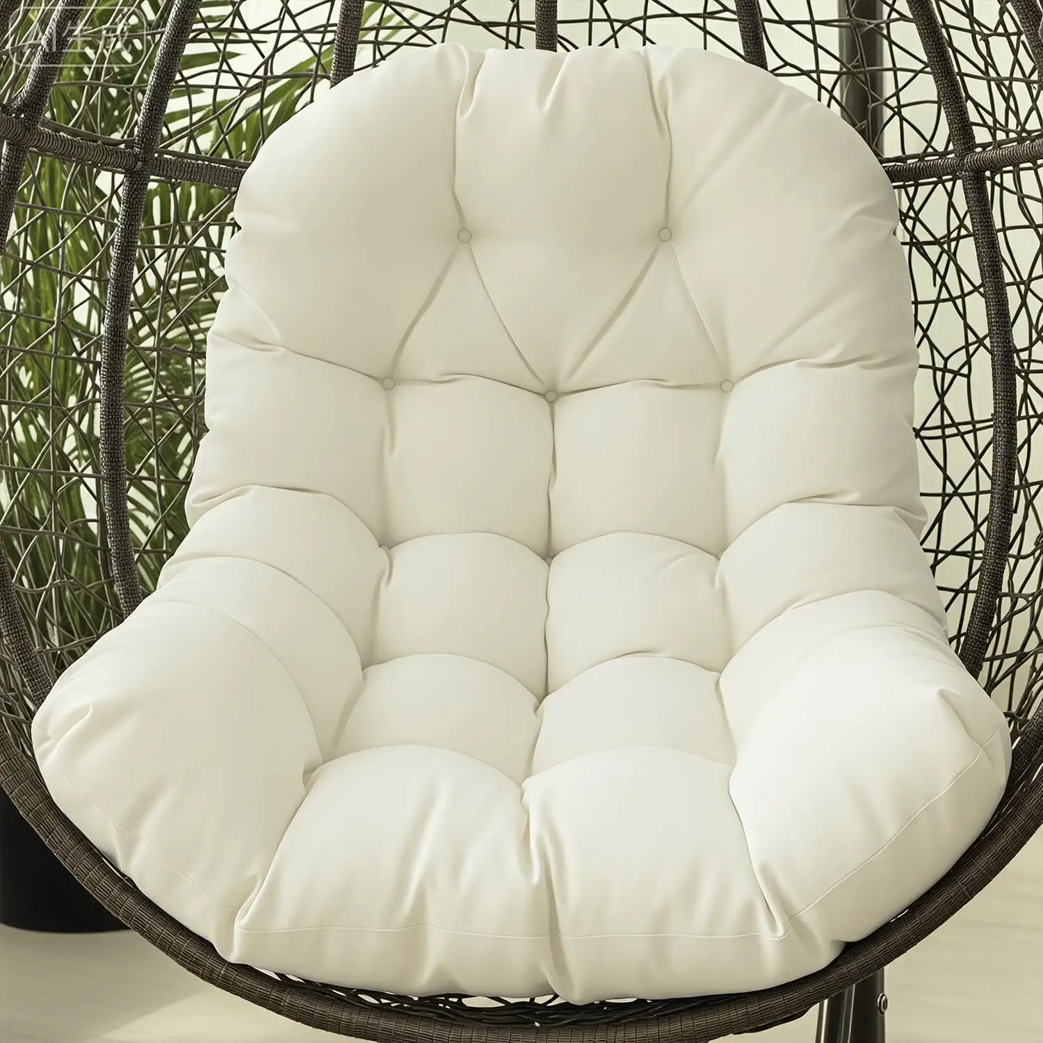 

Белая сменная подушка для подвесного уличного кресла, для садовой мебели, 47x35x7 дюймов