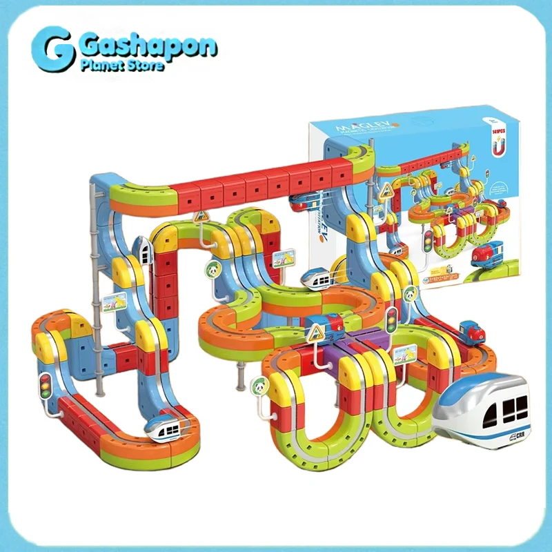 Magnetic Levitation Anti Gravity Train Set Changeable Magic Rail Electric Vehicle Model STEM Learning Science Toy Creative Gift