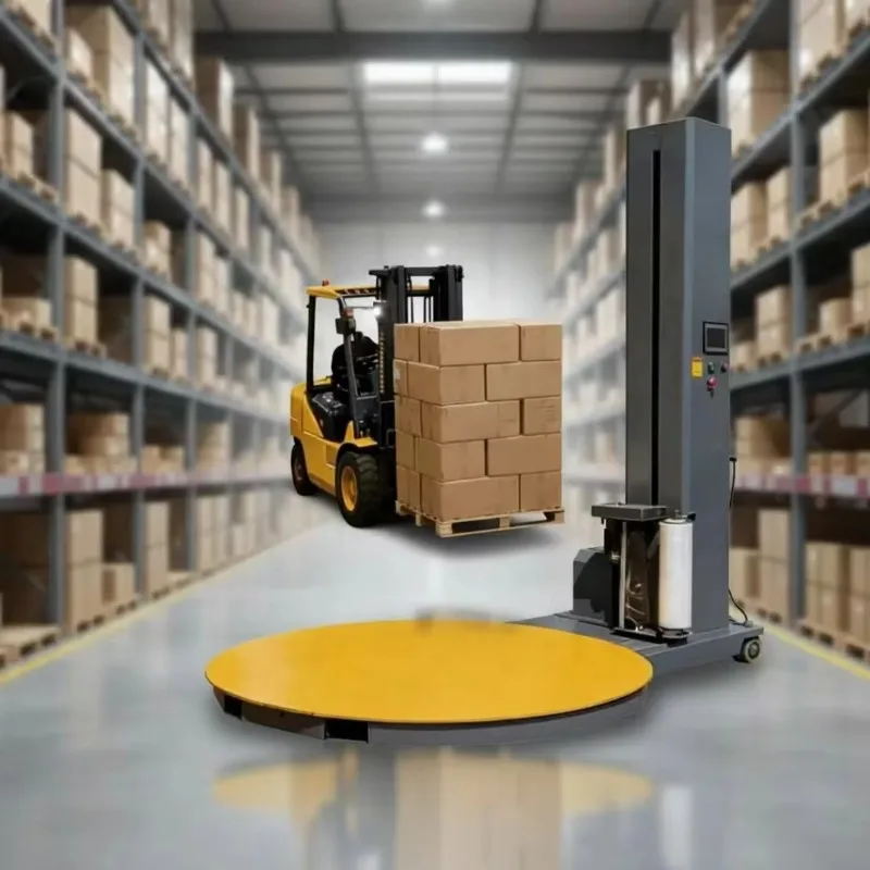 Advanced Plastic wrapping film packaging machine Automatic Pallet Wrapping Machine Freight Protection Pallet Wrapping Machine