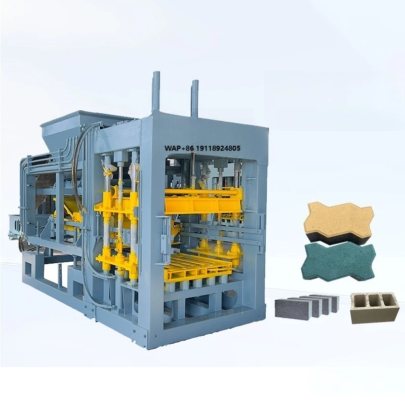 Fully Automatic Intelligent Making Machine Automatic Cement Concrete Hollow Block Making Interlock Brick Maker Machine