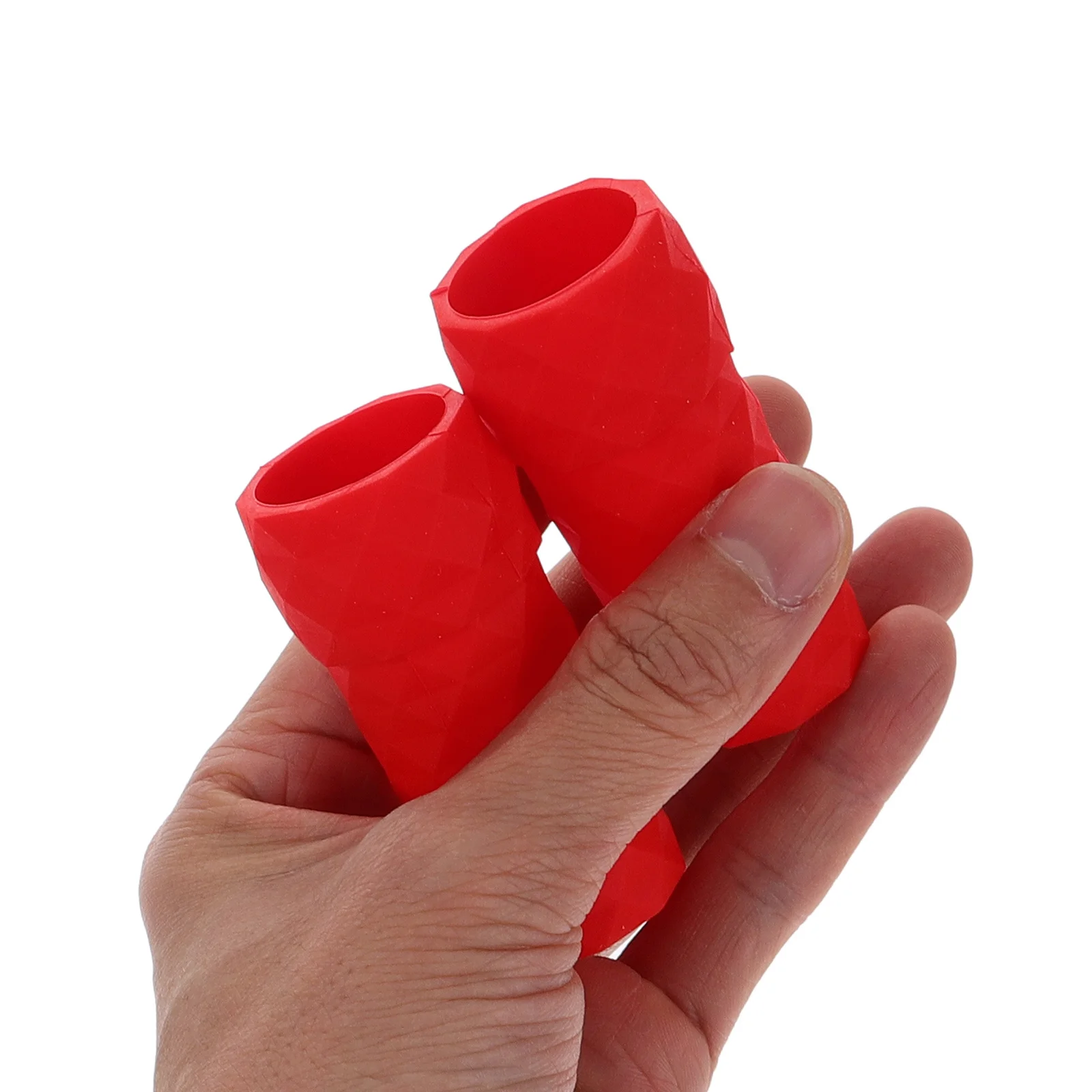 

1 Pair Red Silicone Bicycle Handlebar Grips Anti-Slip Comfortable Shock Absorption For Road Mountain Bike Cycling Tape