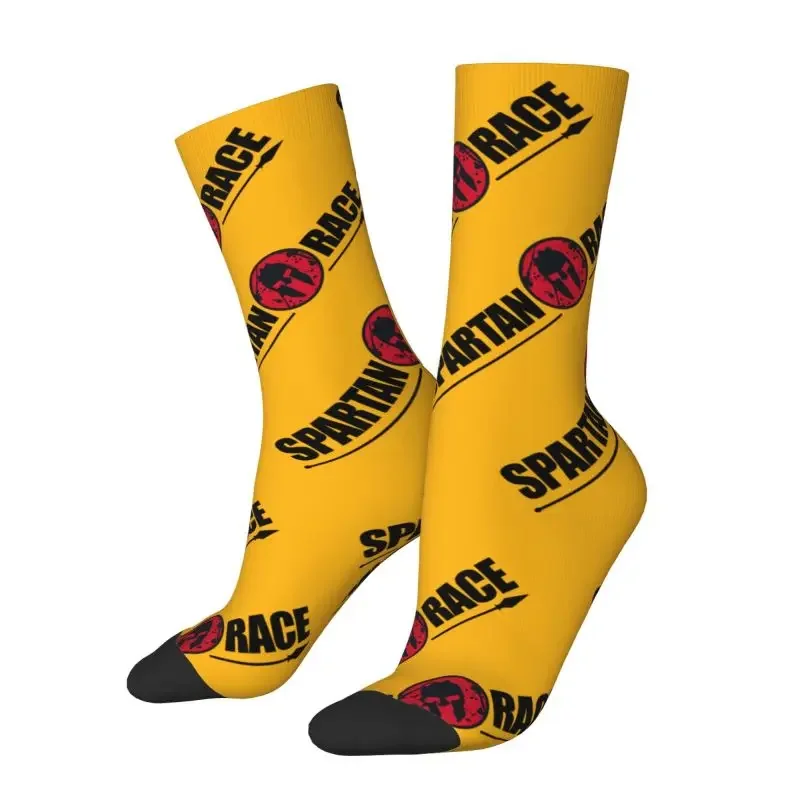 Sparta Spirit Spartan Race Mens Crew Socks Unisex Cool Spring Summer Autumn Winter Dress Socks