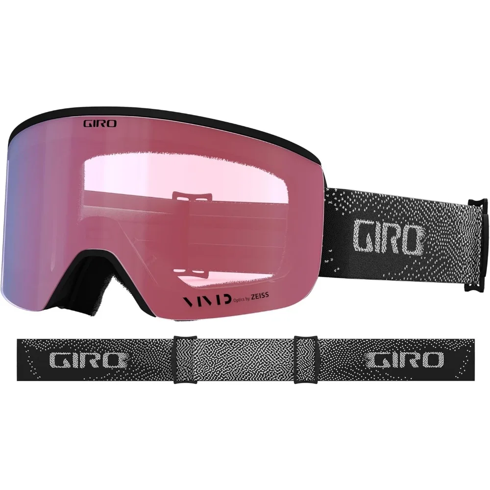 Quick Change Snowboard Goggles for Men with 2 Vivid Lenses, Anti-Fog Technology, Over-The-Glasses Compatibility