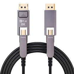 Kabel światłowodowy Displayport 8K Displayport kabel światłowodowy 1.4 do Mini Displayport, kompatybilny z Thunderbolt 2, do macbooka