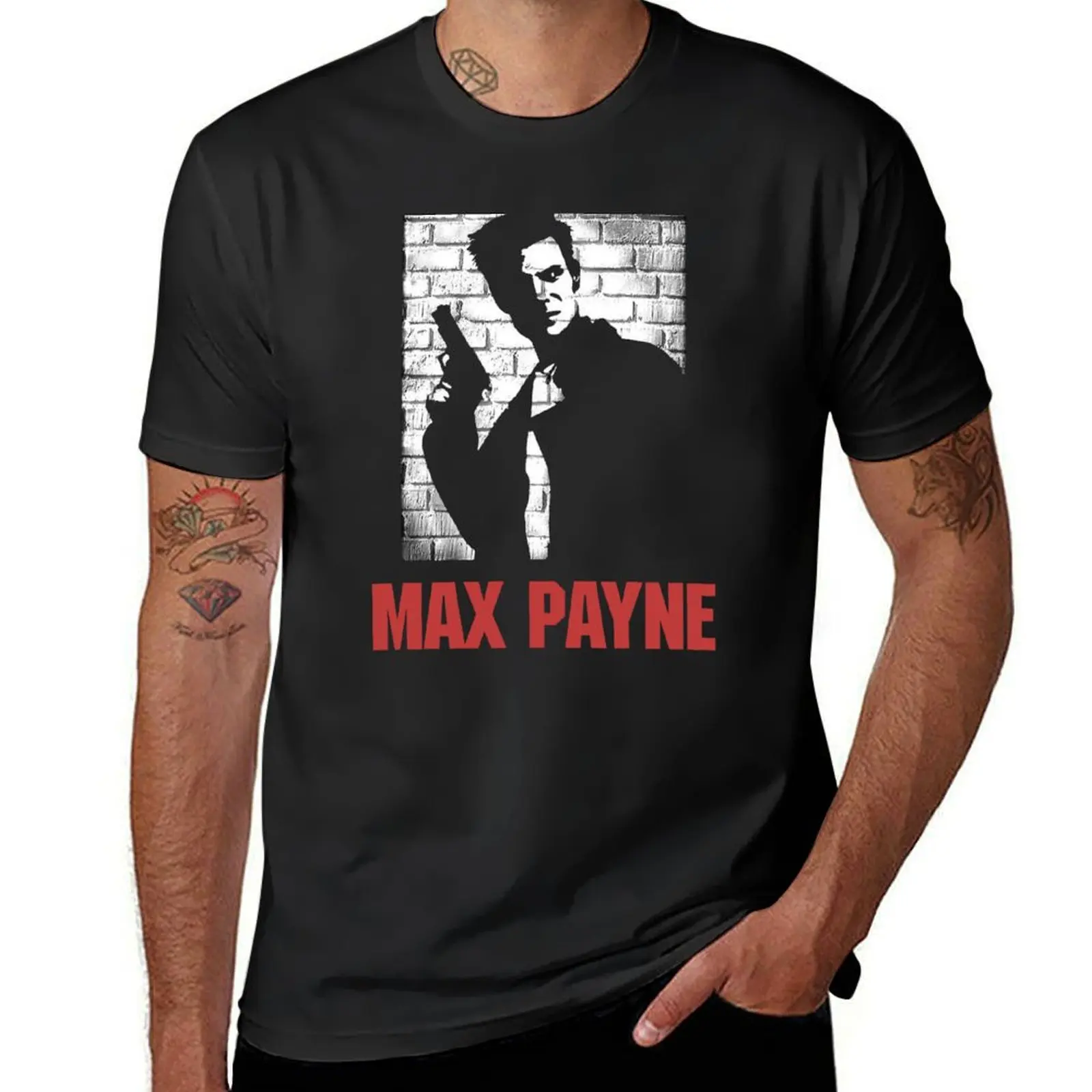 Max Payne T-Shirt animal prinfor boys plain sweat customs design your own Men's t-shirt