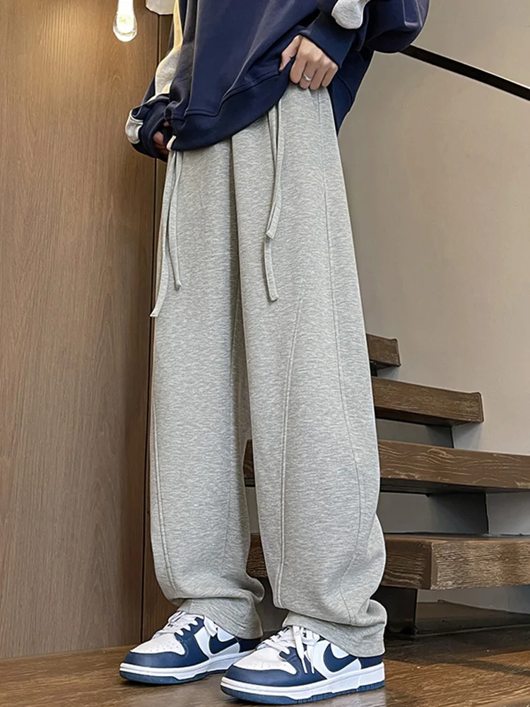 

Faionable Casual Men's Pants Loose Fit Spring 2024 New Sle American Leisure Sle Youthful Energy Straight Leg Long Pants