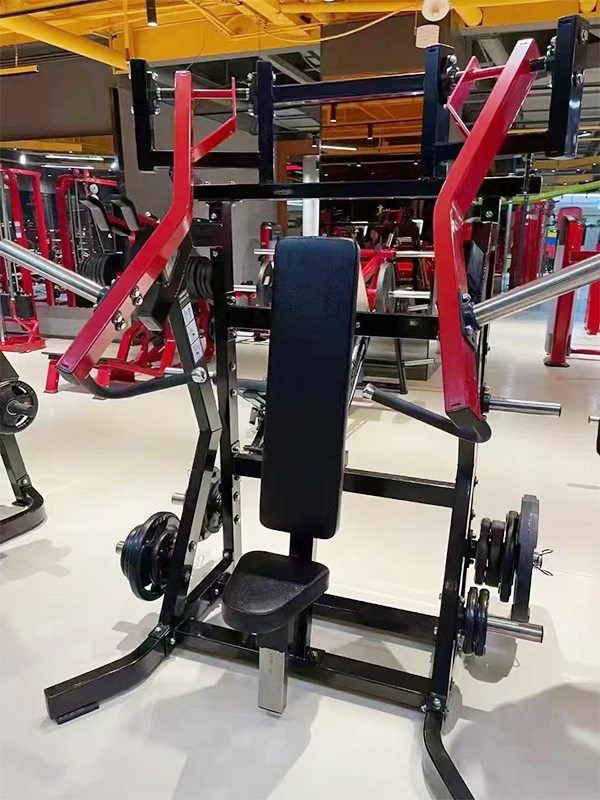 Professional Commercial Gym Fitness Equipment Steel Loaded Wide Chest Press Iso-Lateral Horizontal Bench Press
