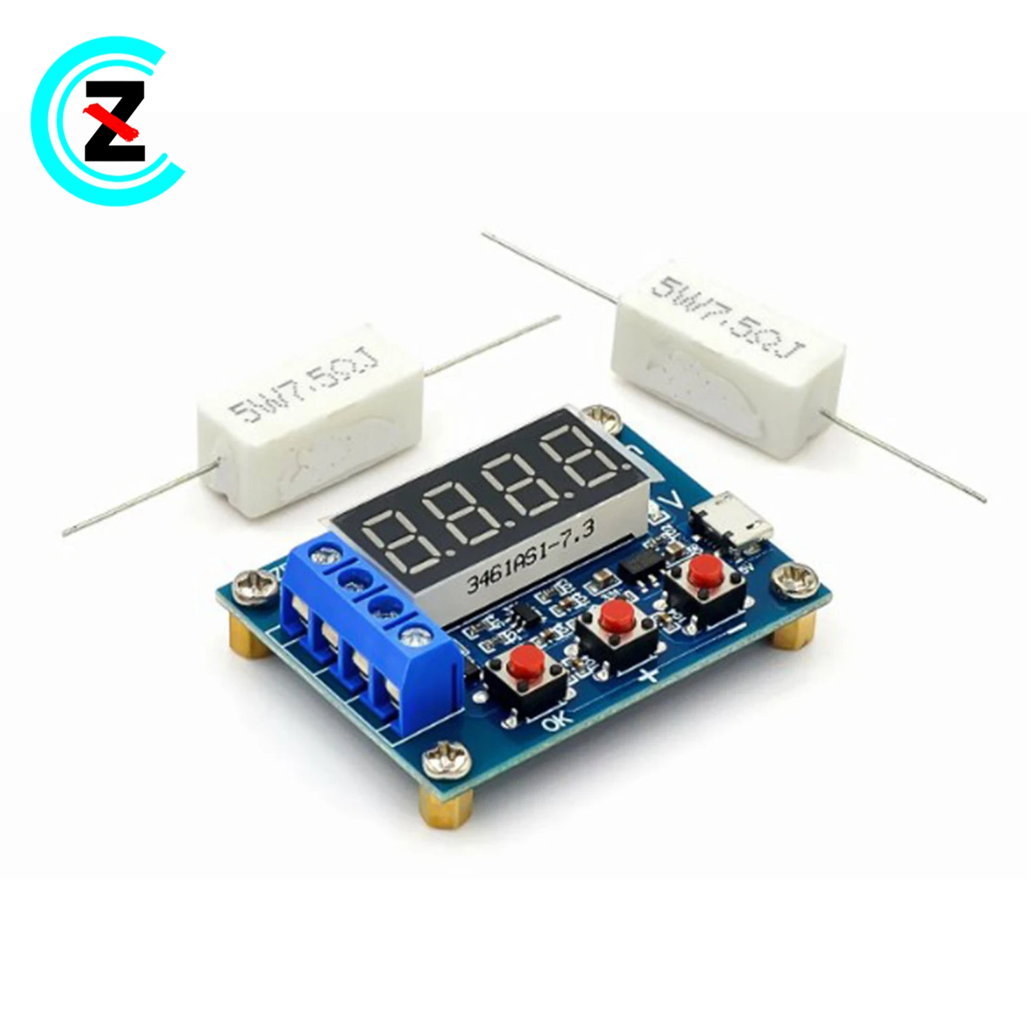 ZB2L3 Battery capacity tester External load discharge module 1.2-12V battery 18650 capacity test