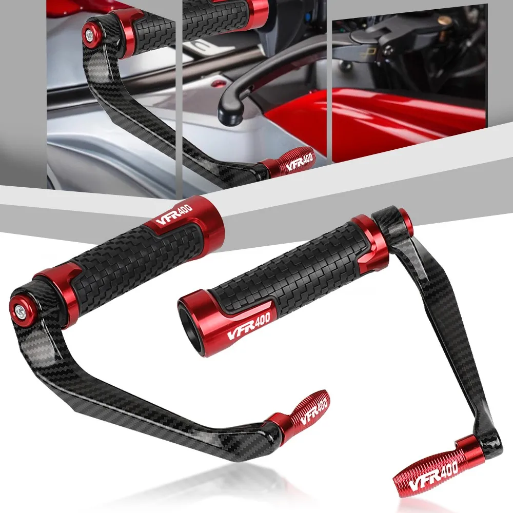

Motorcycle For HONDA VFR400 VFR 400 NC30 1989-1992 1991 1992 Anti-Skid Handle Grips Brake Clutch Levers Guard Protection VFR-400