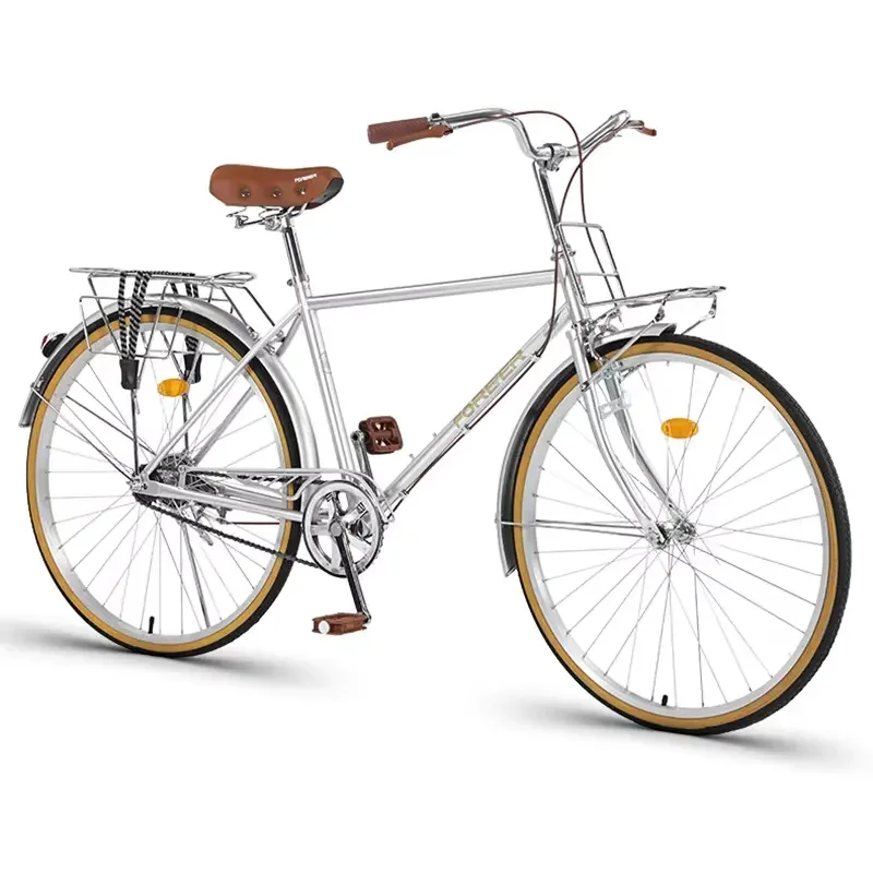 

Лидер продаж 2024, 24/26 дюймов, Bicicleta Para Mujer, винтажный велосипед из высокоуглеродистой стали, женский городской велосипед для дам, городской велосипед