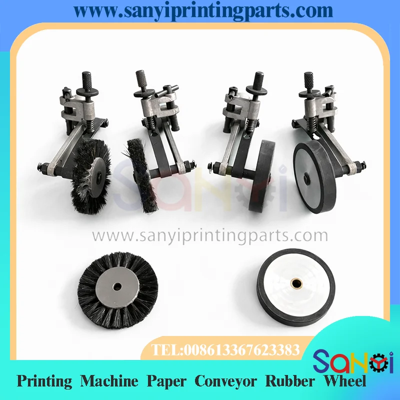 Printing Machine Paper Conveyor Rubber Wheel