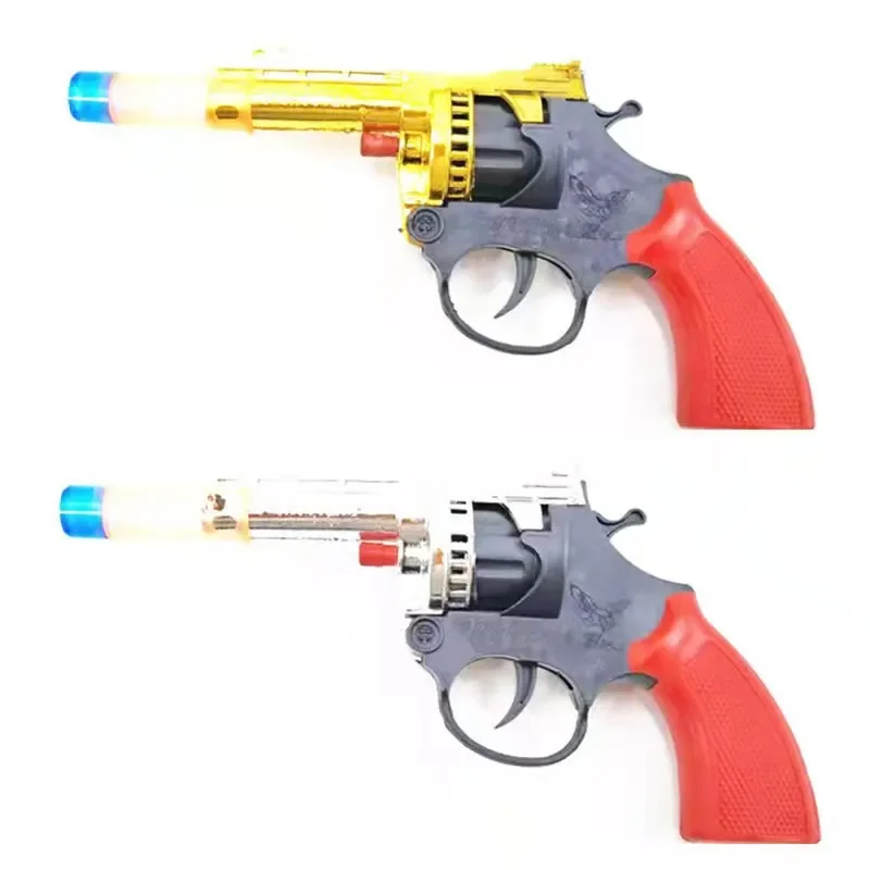 Revolver Toy Gun Mini Model Fake Pistol Childhood Toys for Adults Collection Boys Birthday Holiday Gift